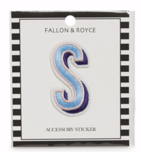 The Fashion Magpie Embroidered Letter Sticker S
