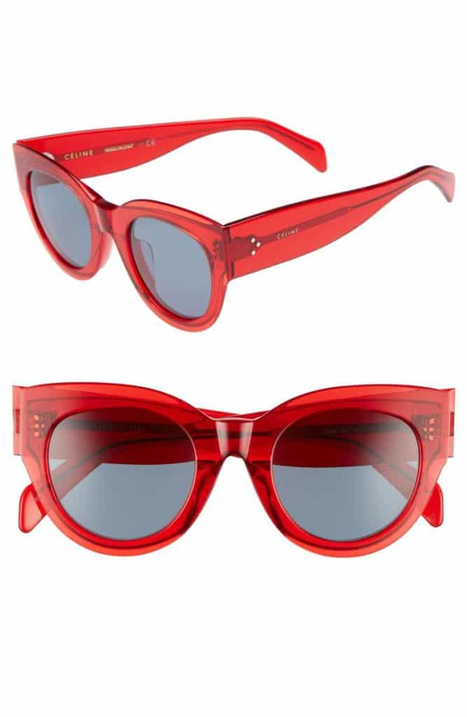 The Fashion Magpie Celine Sunglasses Red