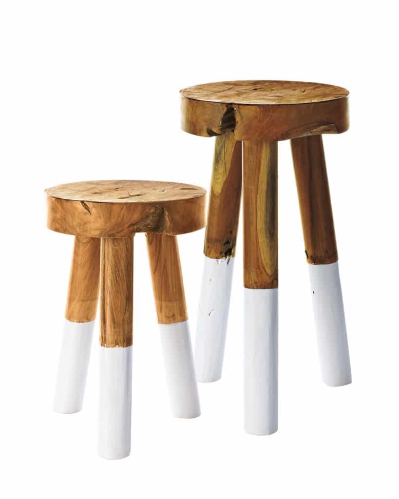 The Fashion Magpie Serena Lily Dip Dyed Stools