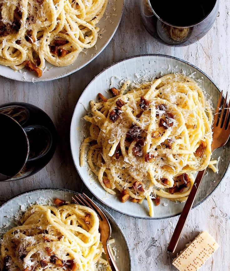 bowls of pasta
