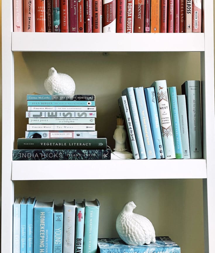 bookshelf styling