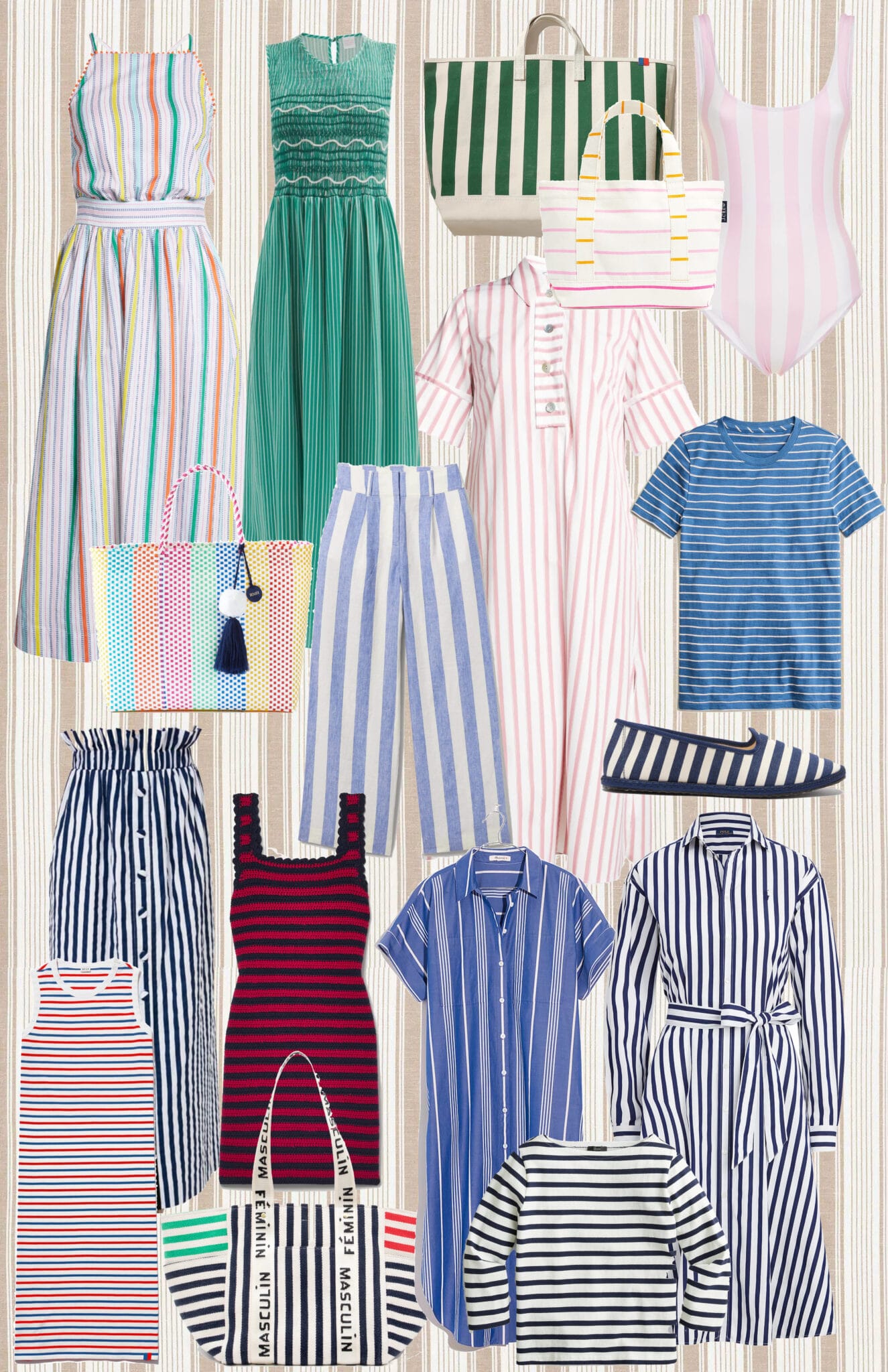 striped summer fashion